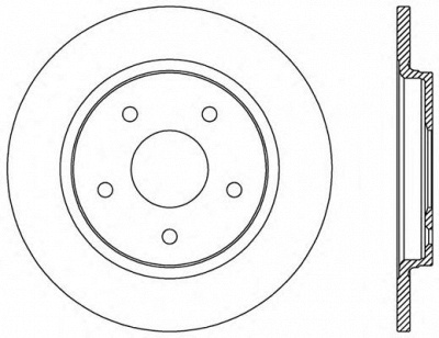 OPEN PARTS bda253310 -  Тормозной диск